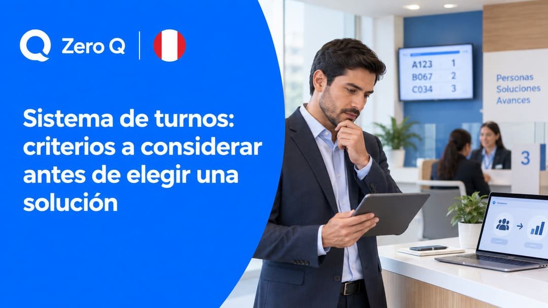 Integra un sistema de turnos digital