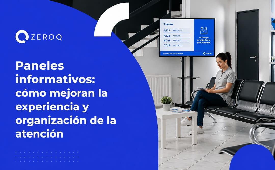 Mejora la atención con paneles informativos