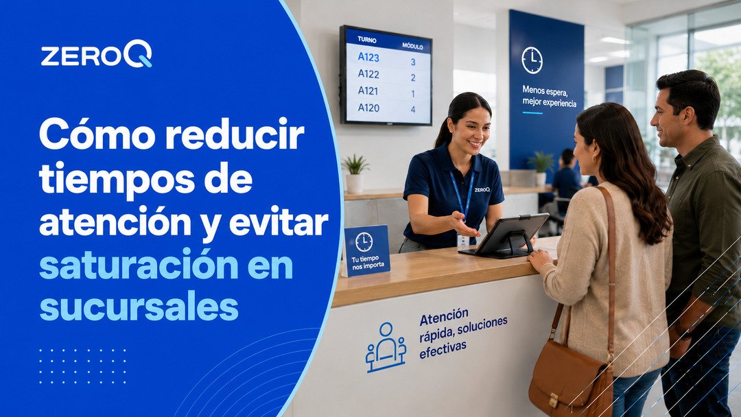Reducir tiempos de atención en sucursales