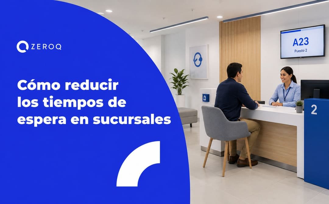 Mejora los tiempos de espera en sucursales